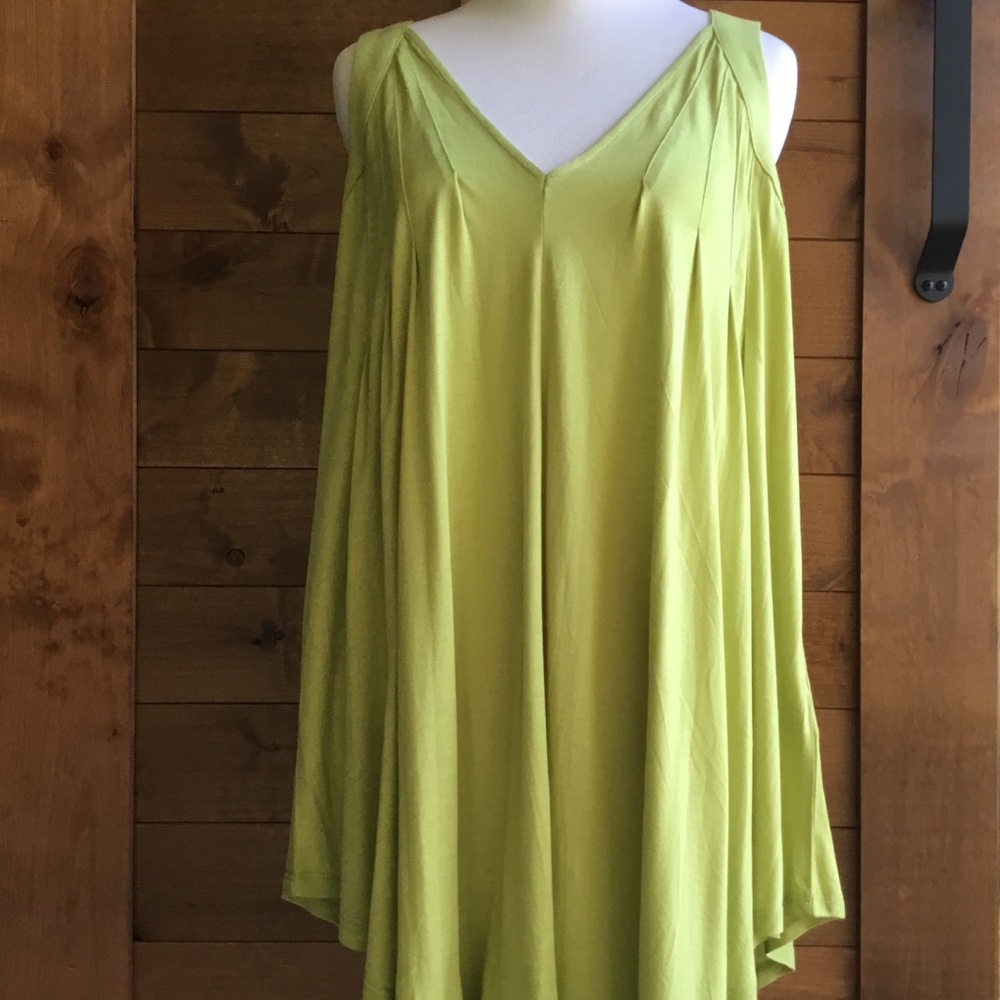 Anthropologie Meadow Rue Pleated Tunic Tank, Sz S